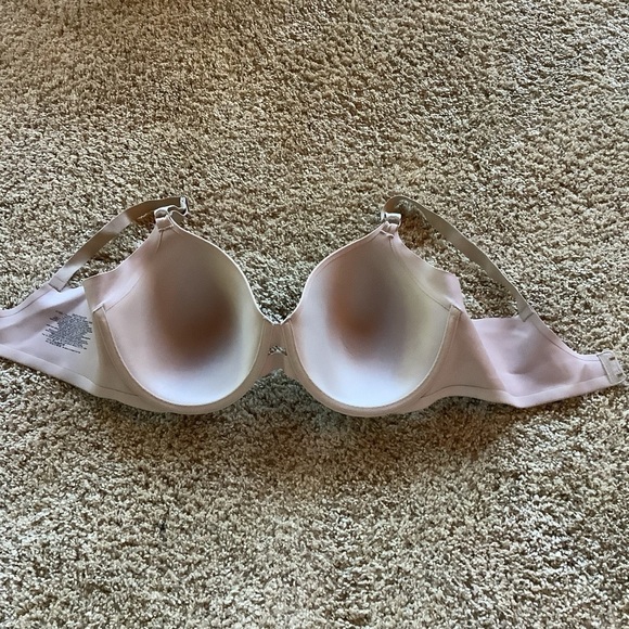 Warner's/ No Side Effects Underarm-Smoothing Comfort T-Shirt Bra / size 38D - Picture 4 of 8
